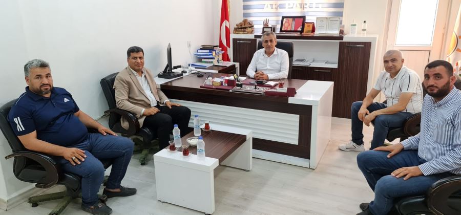 Başkan Özyavuz; Nusaybin ilçe başkanı M.Latif Özel