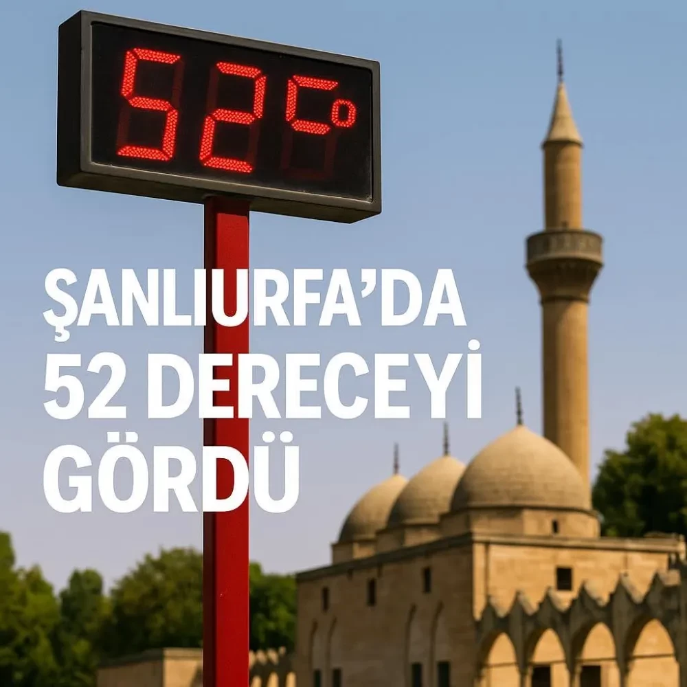 Şanlıurfa’da Termometreler 52 Dereceyi Gördü!