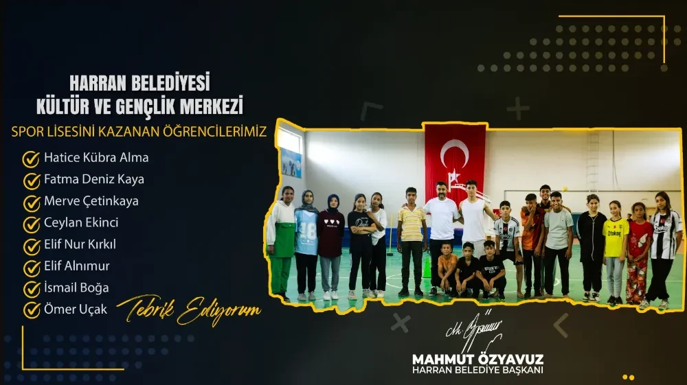 HARRAN BELEDİYESİ KURSLARIYLA HAYALLER GERÇEK OLDU