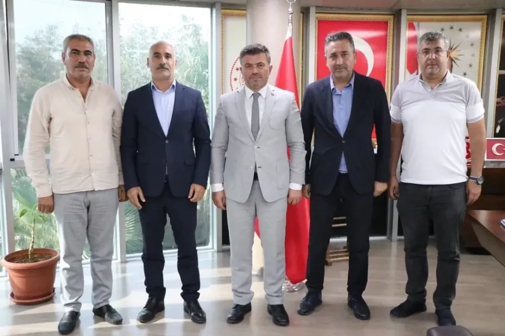 Başkan Eyüpoğlu ve Yönetiminden Gençlik Spor İl Müdürü Yazıcı