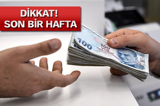 GSS prim borcu yapılandırması için son bir hafta