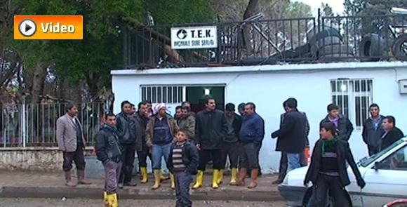 Köylüler DEDAŞ Binasını Bastı