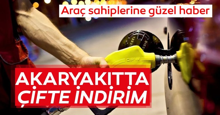 Akaryakıta Çifte İndirim!