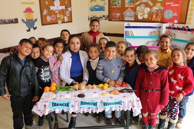 Öğrenciler Alışverişi Okulda Uygulamalı Olarak Öğrendi