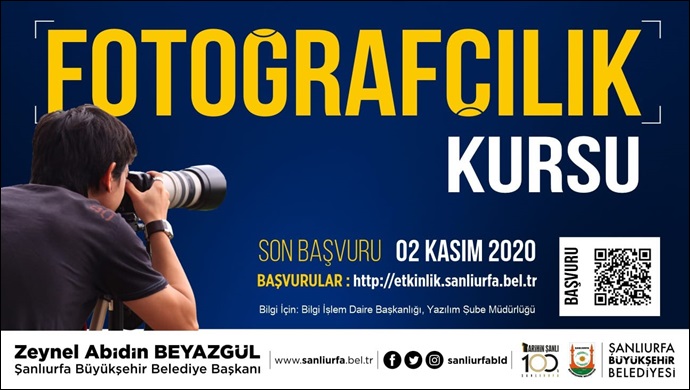 Büyükşehir`den Profesyonel Fotoğrafçılık Kursu