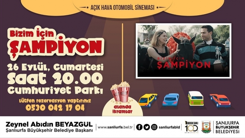 Hafta sonu "Arabada Sinema” keyfi devam edecek