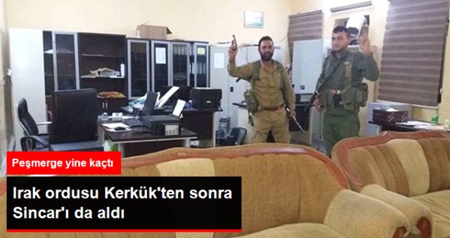 Irak Ordusu, Kerkük`ten Sonra Sincar`ı da Aldı